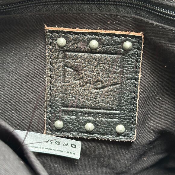 FREE PEOPLE We The Free Baby Leigh Distressed Tote In Aged Graphite NWT - Picture 13 of 14